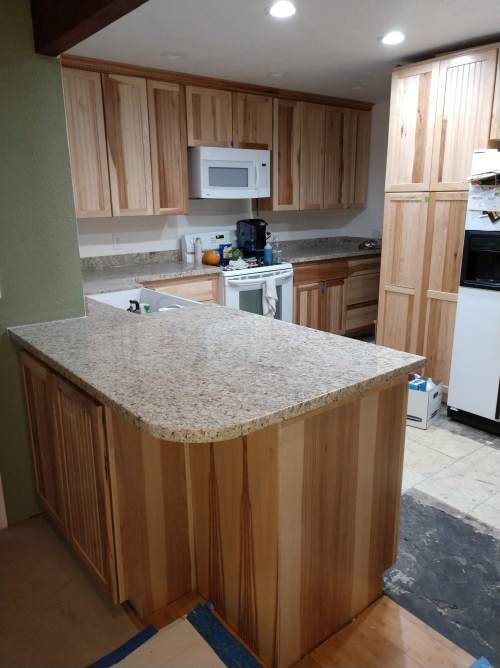 Granite installed
